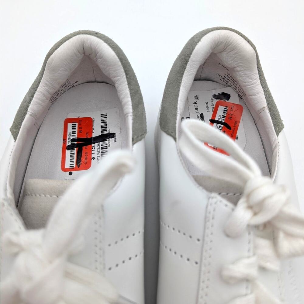 FRANKIE4 Drew Lace-Up Sneaker Shoes Round Toe Women's White Size US8 EU38 - Picture 6 of 11